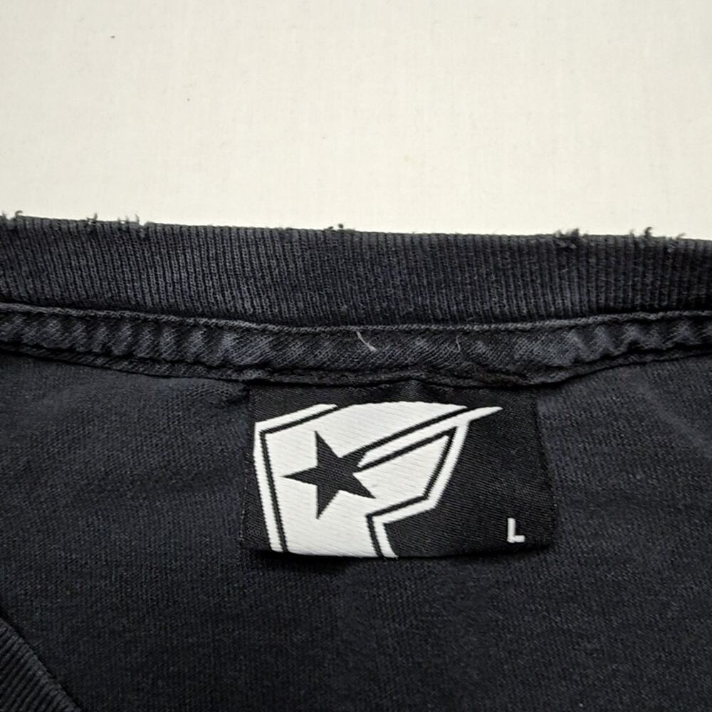 Famous Stars & Straps Graphic Tee Mens Large Black Sleeveless Shirt Y2K - Picture 6 of 10